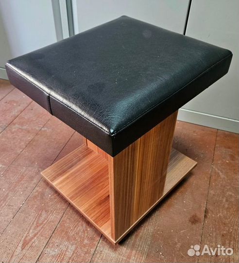 Банкетка 37х41 в46см, слива, сидушка темно-коричне