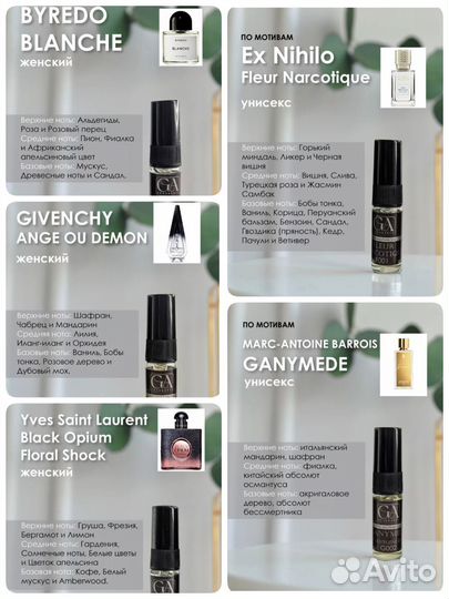 Набор пробников Ganymede Byredo Ex Nixilo