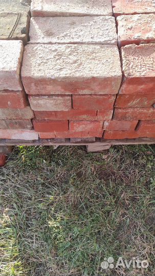 Кирпич красный(немецкий) полнотелый бу