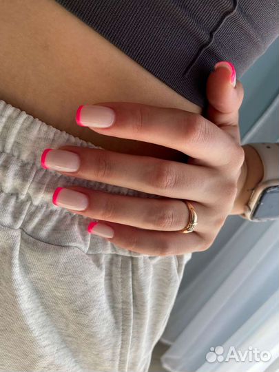 Маникюр гель лак и педикюр