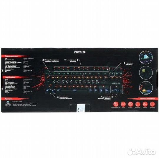 Клавиатура a4tech x7 g800v, dexp Blazing Pro RGB