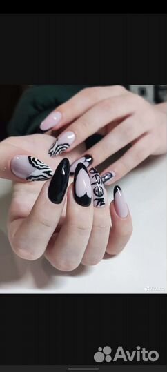 Маникюр педикюр гель лак