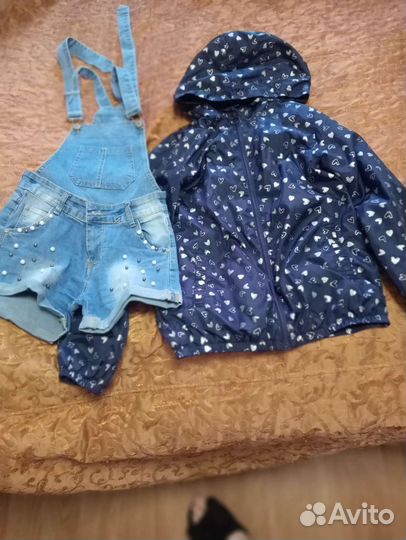 Вещи пакетом на девочку 140