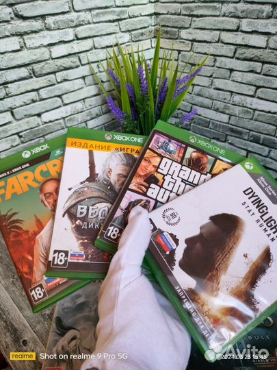 Игры на Xbox GTA 5,Dying Light2,FarCry6,RDR2 и др