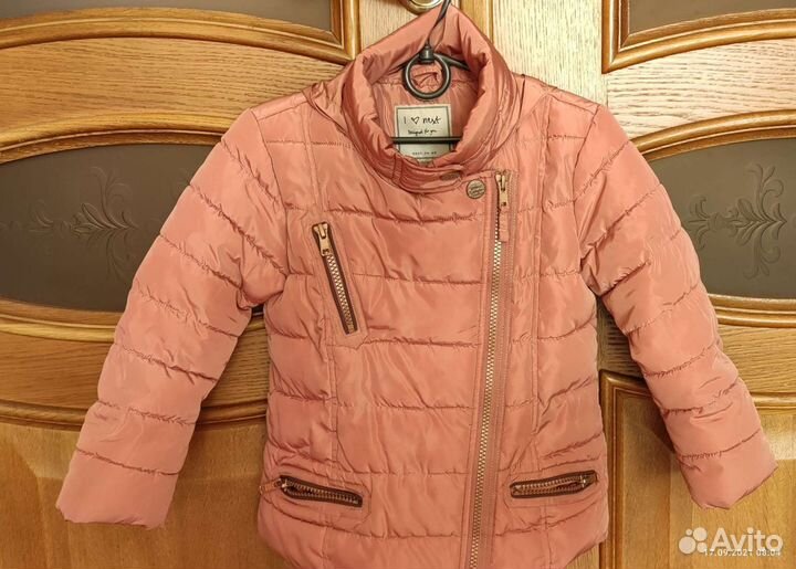 Куртка демисезонная для девочки next 3-5 лет