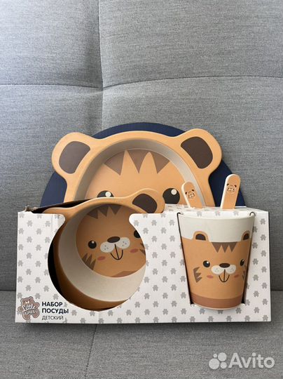 Набор детской посуды (5 предметов). Новый