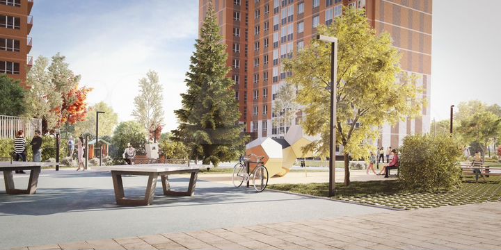 2-к. квартира, 58,7 м², 1/14 эт.