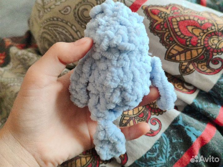 Вязаная птица ручная работа