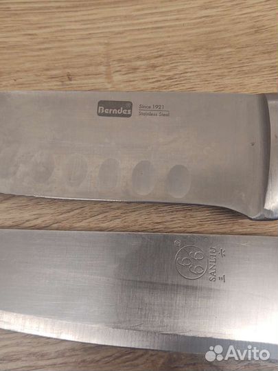 Нож сантоку и шеф нож