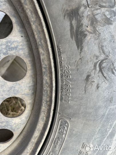 Диски R17 5x115 с зимней резиной 225 65 R17 102T