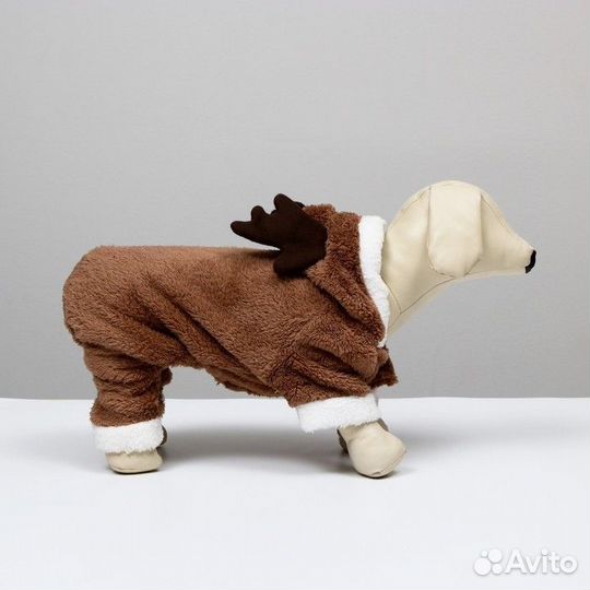 Новогодний костюм 'Олень', XS (дс 16, ог 27 см), к