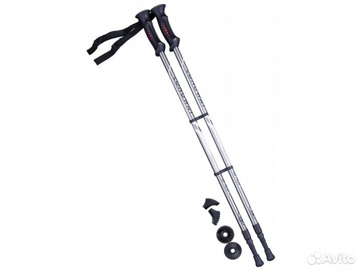 Палки для скандинавской ходьбы Longway, 77-135 см