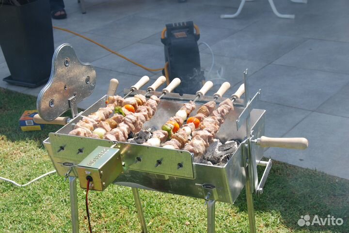 Мангал барбекю автоматический