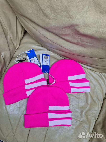 Шапка Adidas утепленная новая детская