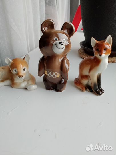 Фарфоровые статуэтки фигурки животных