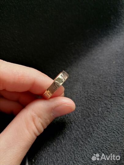 Серебряное кольцо позолоченное