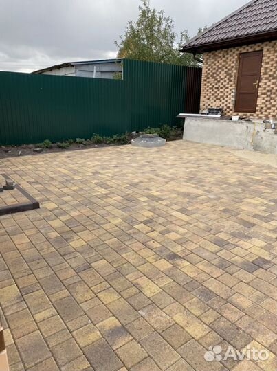 Укладка брусчатки