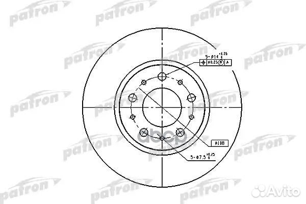 Диск тормозной volvo 740/940 84- передн