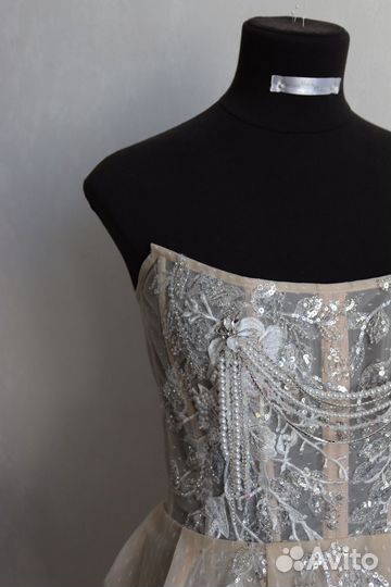 Пошив свадебное вечернее платье корсет