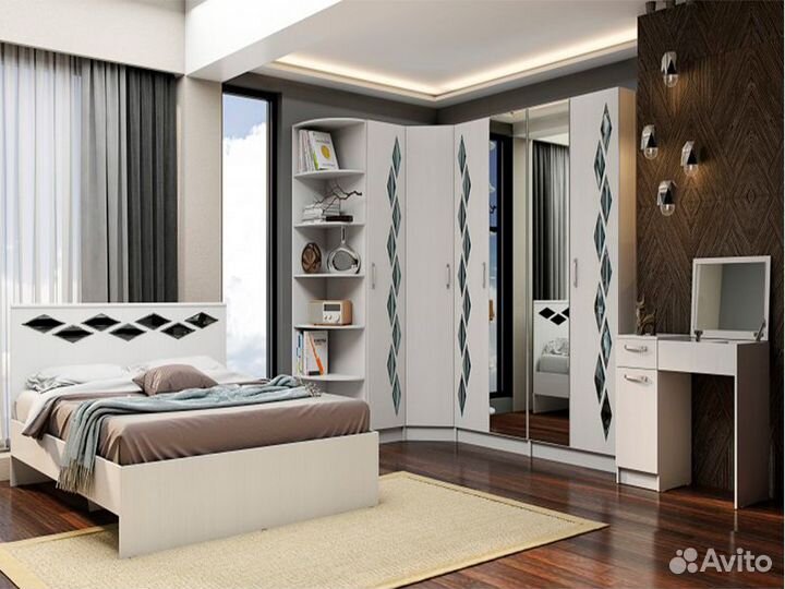 Серия Диана Кровать мп 1600 с под мех