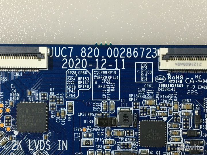 Плата t-con JUC7.820.00286723 dexp F43H8050C