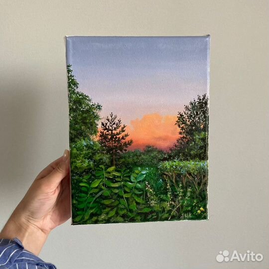 Картина маслом на холсте пейзаж