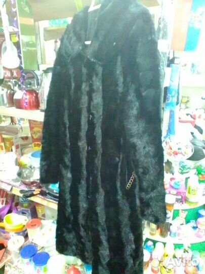 Шуба с капюшоном