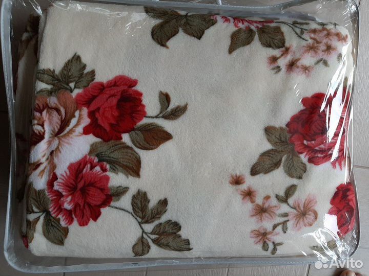 Плед 200х240 меховой новый в упаковке