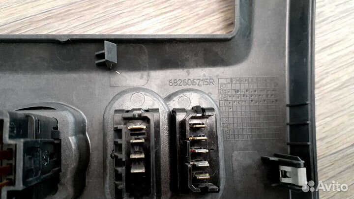 Накладка консоли Рено Логан/Сандеро до 2014г.в