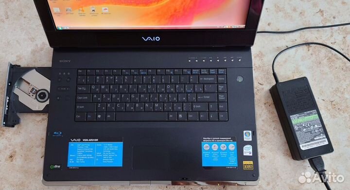 Премиальный мощный ноутбук Sony vaio VGN-AR31SR