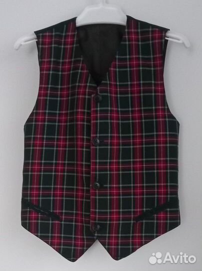 Школьные пиджак и жилет