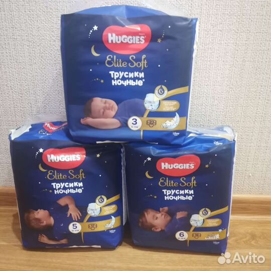 Ночные трусики Huggies