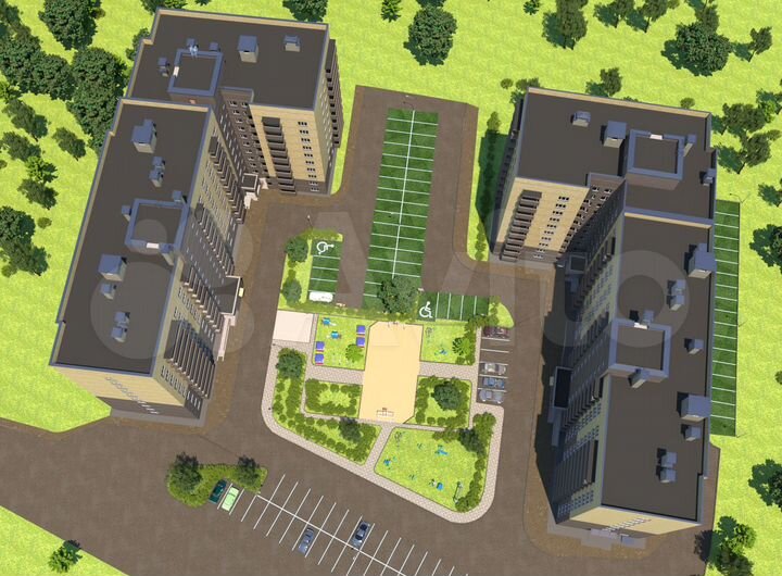 Нежилое помещение в новом доме на Багратиона, 69м²