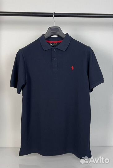 Поло Polo ralph lauren синее