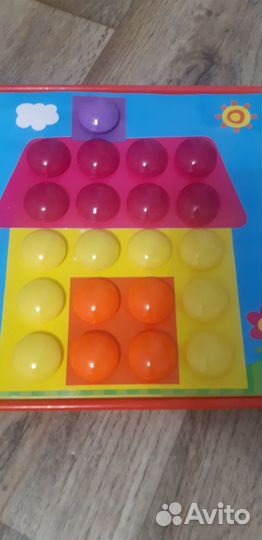 Конструктор мозайка с крупными фишками