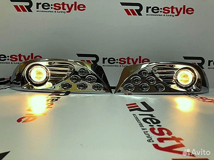 Туманки Land Cruiser Prado 120 02-07г LED