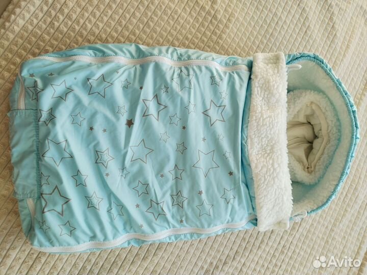 Конверт зимний на овчине