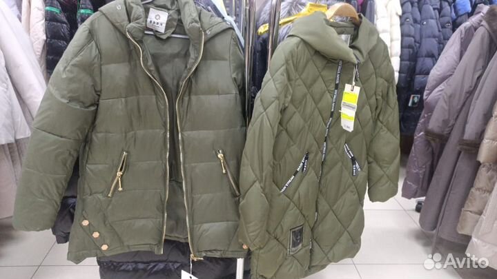 Пуховик женский новый