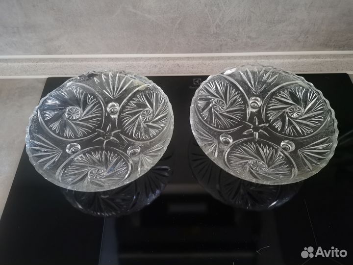 Ваза СССР на ножках (фруктовница, конфетница)