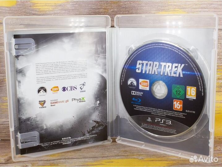 Диск для PS3 Star Trek (Б/У)