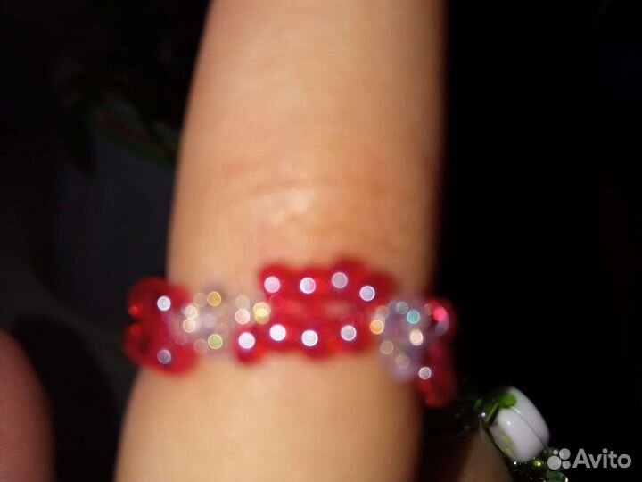 Набор колец из бисера