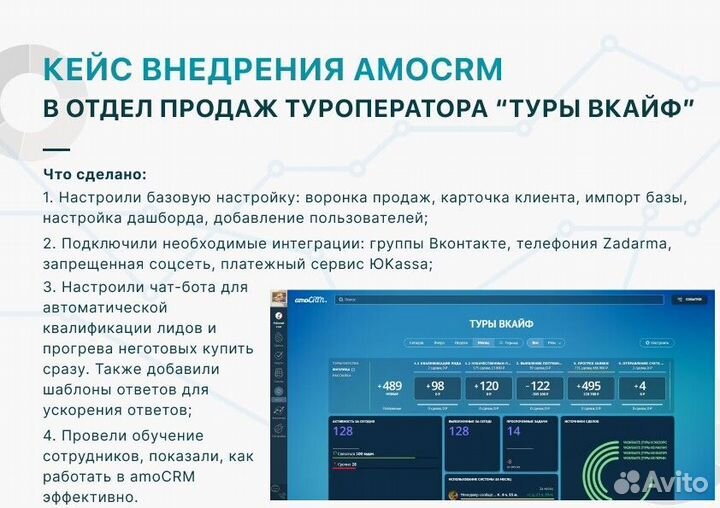 Настроить amoCRM под ключ