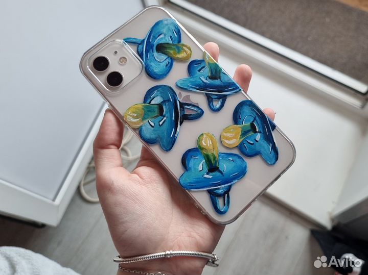 Чехол на iPhone 12 - кастомный, ручная работа