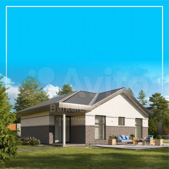 Дом 120 м² на участке 14 сот.