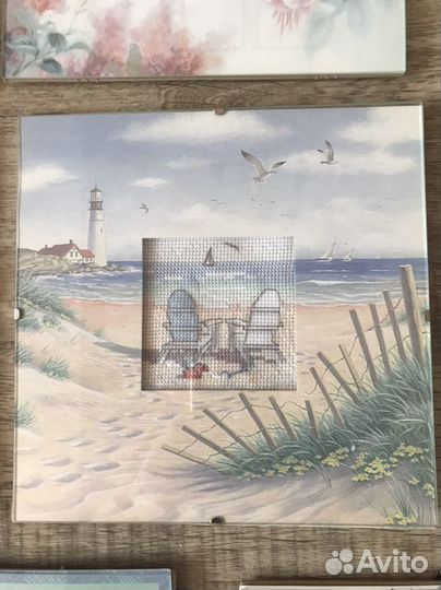 Картина вышитая крестом ручная работа