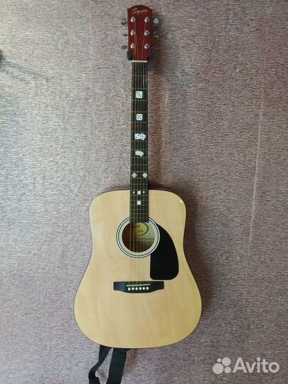 Акустическая гитара Fender squier