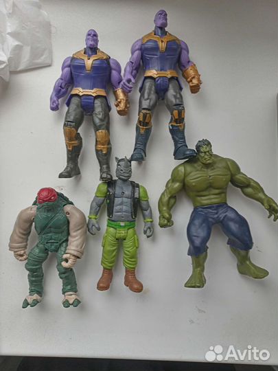 Фигурки Марвел и черепашки ниндзя