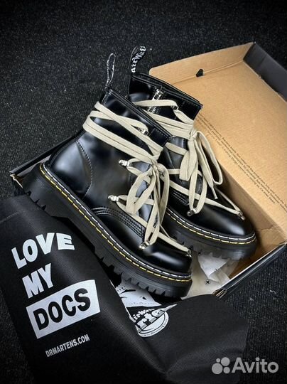 Ботинки rick owens dr martens 1460