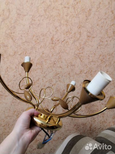 Люстра потолочная б/у