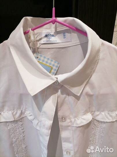 Школьные блузки рубашки новые 140-146